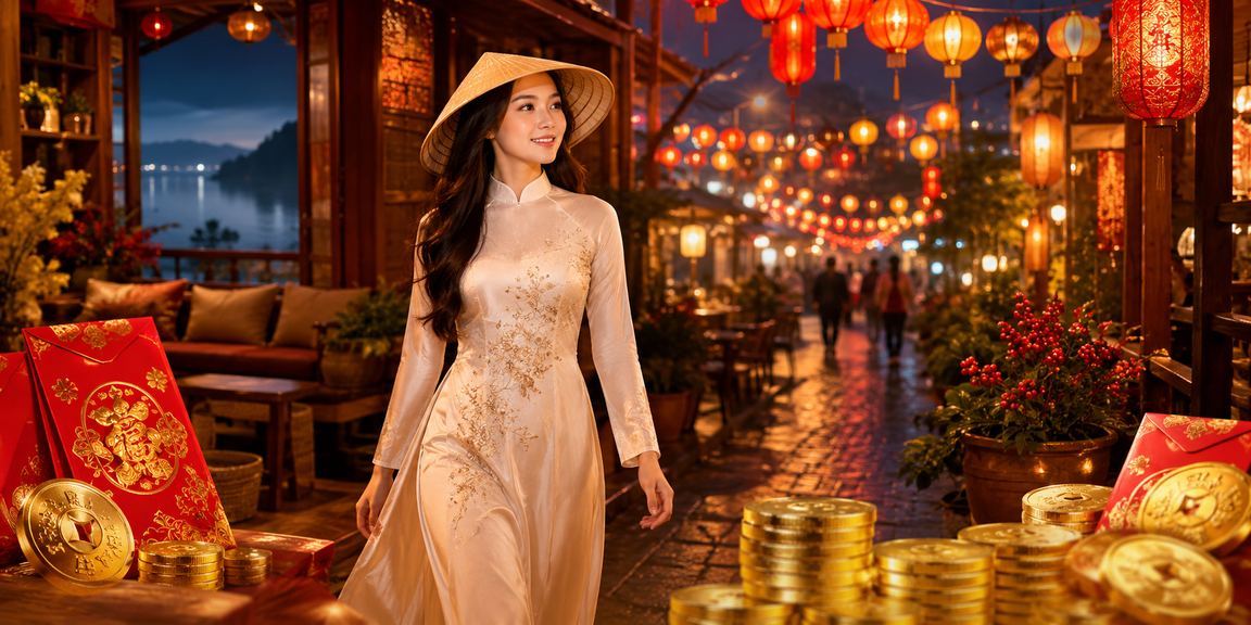 Người dùng Đà Lạt nhận thưởng đỏ và kiểm tra giao dịch tại quán cà phê