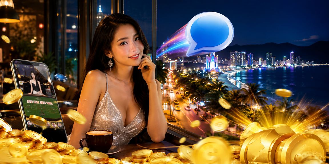 Người dùng tại Nha Trang tìm hiểu điều khoản dịch vụ cá cược trực tuyến bên cốc cà phê