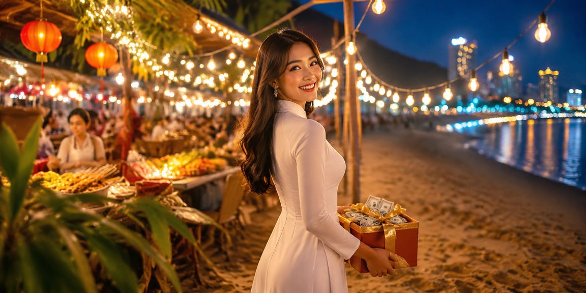 Người dùng tại Vũng Tàu kiểm tra trạng thái rút tiền trên điện thoại